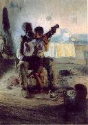 Henry Ossawa Tanner Henry Ossawa Tanner, The Banjo Lesson, oil on canvas